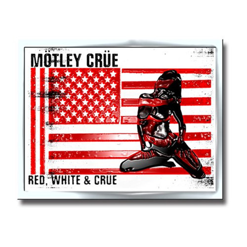 Motley Crue 'Red, White & Crue' Pin Badge