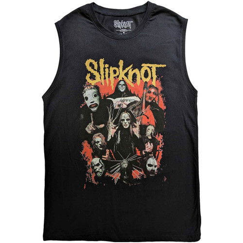 Slipknot 'Come Play Dying Limited Edition' (Black) Tank Vest Front