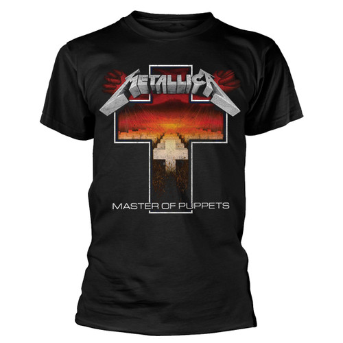 Metallica 'Master of Puppets Cross' (Black) T-Shirt