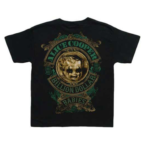 Alice Cooper 'Billion Dollar Baby' (Black) Toddlers T-Shirt