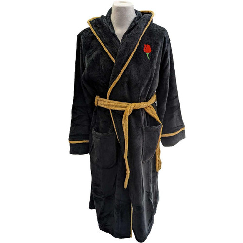 The Godfather 'Rose & Logo' (Black) Bathrobe