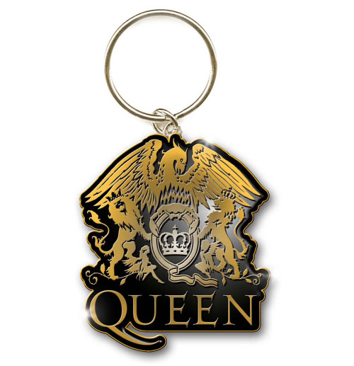 Queen 'Gold Crest' Keyring