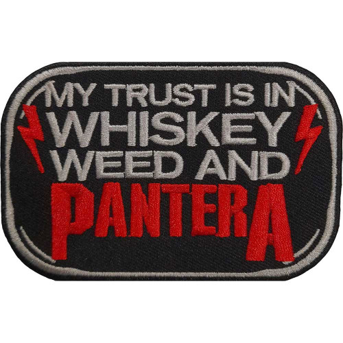 Pantera 'Whiskey' (Iron On) Patch