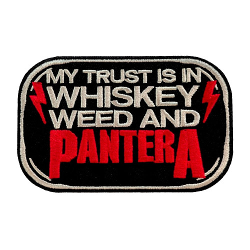 Pantera 'Whiskey' (Iron On) Patch