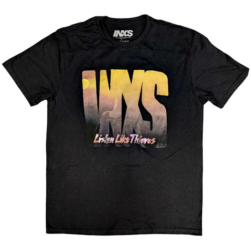 INXS 'Listen Like Thieves Tour' (Black) T-Shirt