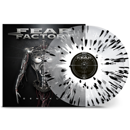 Fear Factory 'Genexus' LP Crystal Clear Black White Splatter Vinyl