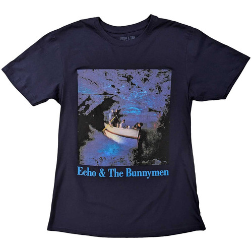 Echo & The Bunnymen 'Ocean Rain' (Navy) T-Shirt