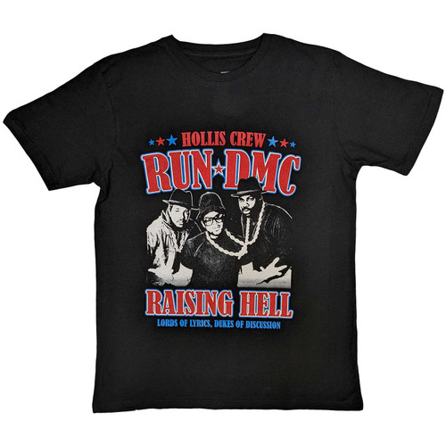 Run DMC 'Raising Hell Americana' (Black) T-Shirt