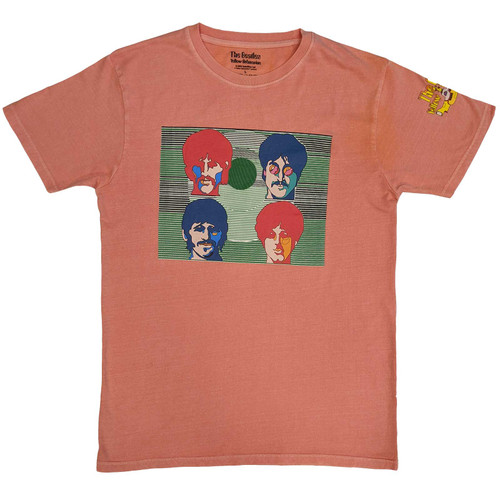 The Beatles 'Yellow Submarine Magic Piano' (Pink) Eco T-Shirt