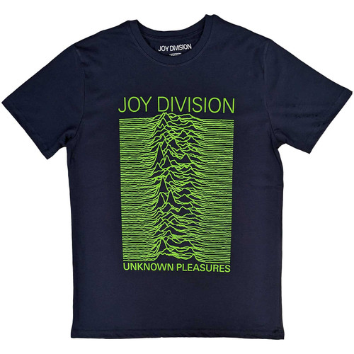 Joy Division 'Unknown Pleasures FP' (Navy) T-Shirt