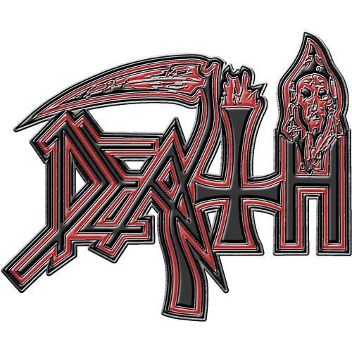 Death 'Human Logo' Pin Badge