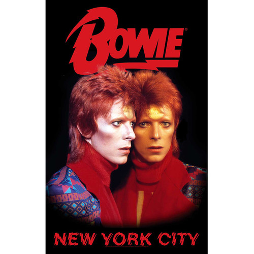 David Bowie 'New York City' Textile Poster
