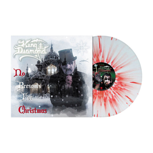 King Diamond 'No Presents For Christmas' 12" Red White Splatter Vinyl