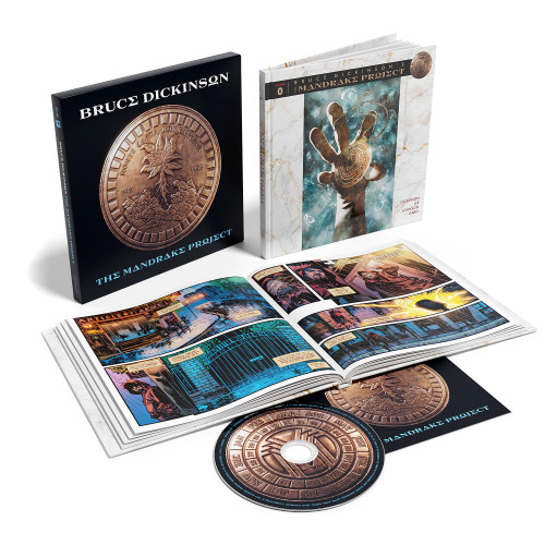 Bruce Dickinson 'The Mandrake Project' Deluxe CD Casebound Book with Slipcase