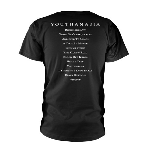 Megadeth 'Youthanasia' (Black) T-Shirt Back