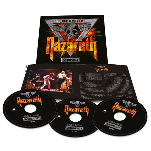 Nazareth 'Loud & Proud! Anthology'' 3CD Digipack