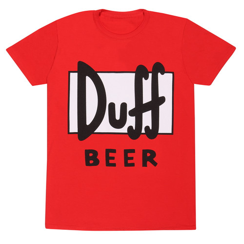 The Simpsons 'Duff' (Red) T-Shirt