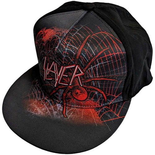 Slayer 'Spiderweb' (Black) Snapback Cap