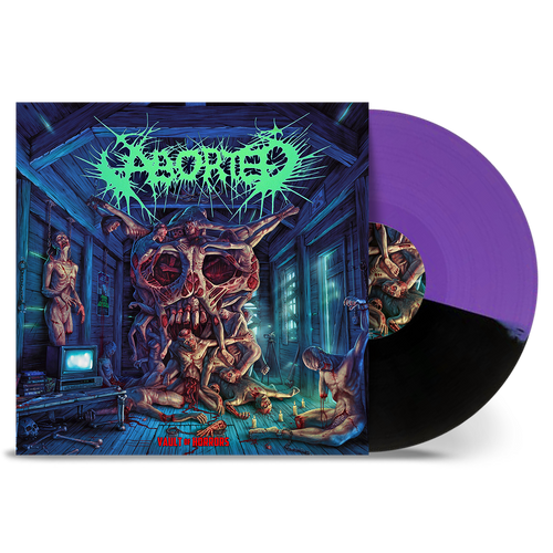 Aborted 'Vault Of Horrors' LP  Purple Black Split Vinyl