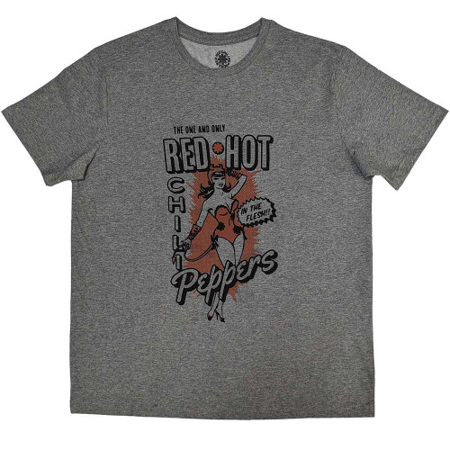 Red Hot Chili Peppers 'In The Flesh' (Grey) T-Shirt