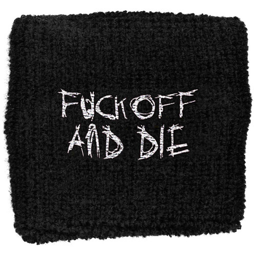 Darkthrone 'Fuck Off And Die' (Black) Wristband