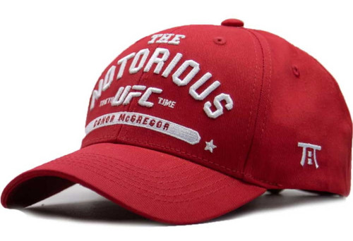 Tokyo Time x UFC 'Notorious Mcgregor White Logo' (Red) Baseball Cap