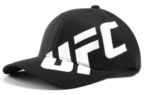 Tokyo Time x UFC 'White XL Logo' (Black) Baseball Cap