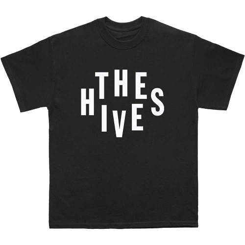 The Hives 'Stacked Logo' (Black) T-Shirt