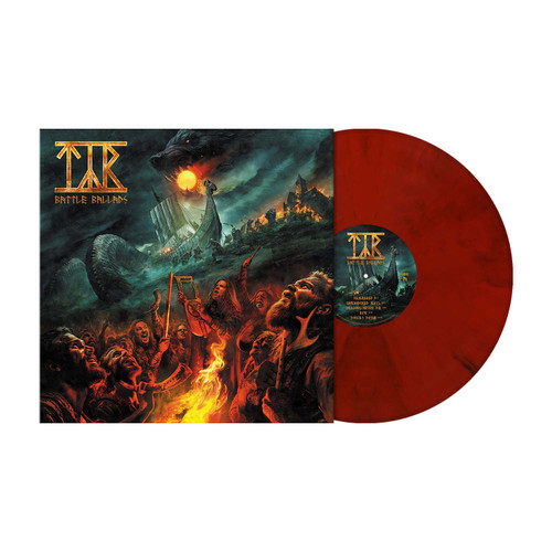 Tyr 'Battle Ballads' LP Maroon Marble Vinyl