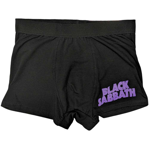 Black Sabbath 'Wavy Logo' (Black) Unisex Boxers