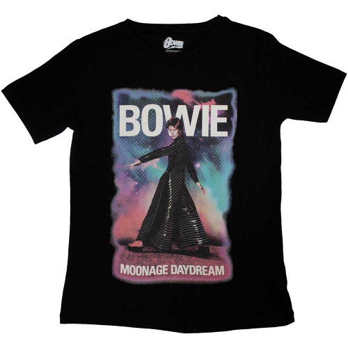 David Bowie 'Moonage 11 Fade' (Black) Womens Fitted T-Shirt