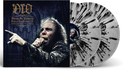 Dio 'Aliens In Antwerp - Belgian Broadcast 2000' 2LP Clear w/ Black Splatter Vinyl
