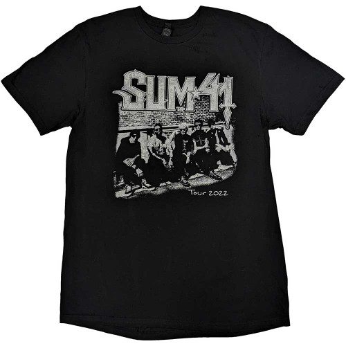 Sum 41 'Band Photo European Tour 2022' (Black) T-Shirt