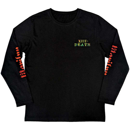 Marilyn Manson 'Death' (Black) Long Sleeve Shirt