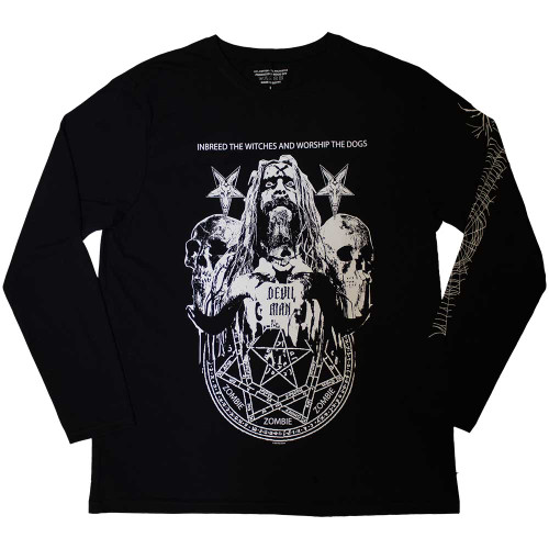 Rob Zombie 'Devil Man' (Black) Long Sleeve Shirt