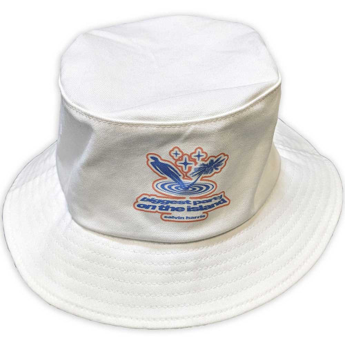 Calvin Harris 'Biggest Party' (White) Bucket Hat