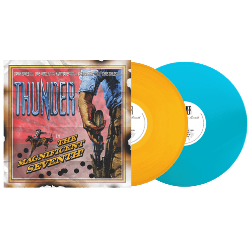 PRE-ORDER - Thunder 'The Magnificent Seventh' 2LP Yellow & Blue Vinyl - RELEASE DATE 5th April 2024