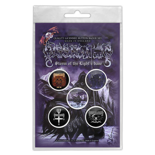 Dissection 'Storm Of The Lights Bane' Button Badge Pack
