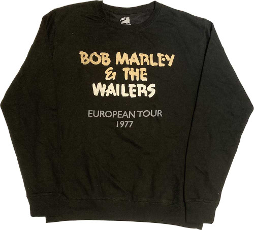 Bob Marley 'Wailers European Tour '77' (Black) Sweatshirt