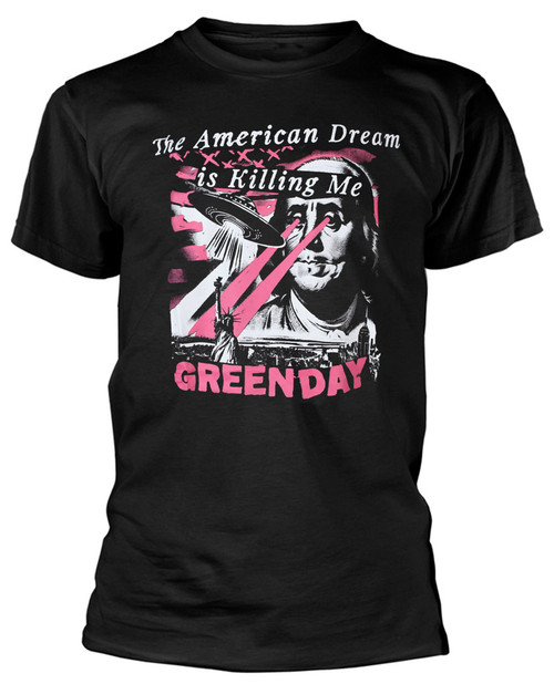 Green Day 'American Dream' (Black) T-Shirt