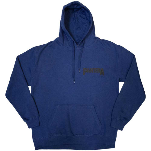 Pantera 'Mouth For War B&W' (Blue) Pull Over Hoodie