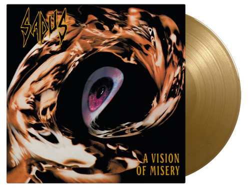 PRE-ORDER - Sadus 'A Vision of Misery' LP 180g Gold Vinyl - RELEASE DATE 5th April 2024