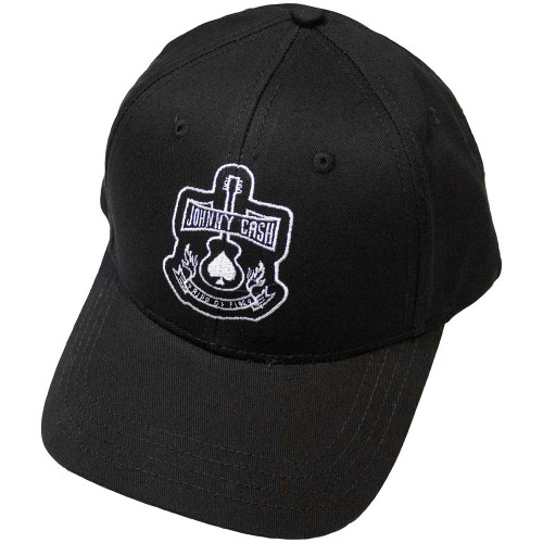 Johnny Cash 'Guitar' (Black) Baseball Cap