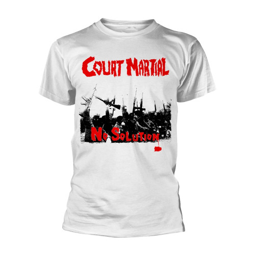 Court Martial 'No Solution' (White) T-Shirt