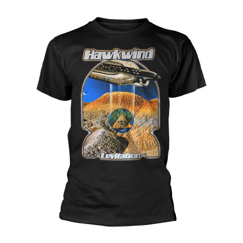 Hawkwind 'Silver Machine' (Black) T-Shirt | Eyesore Merch
