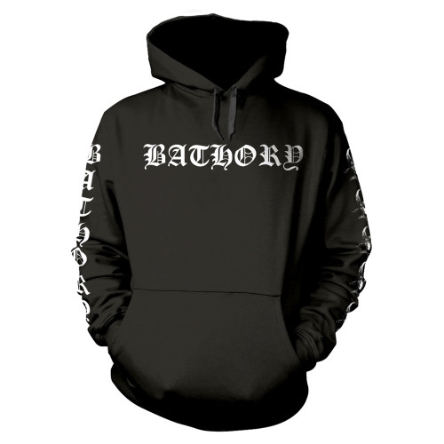 Bathory 'Logo' (Black) Pull Over Hoodie