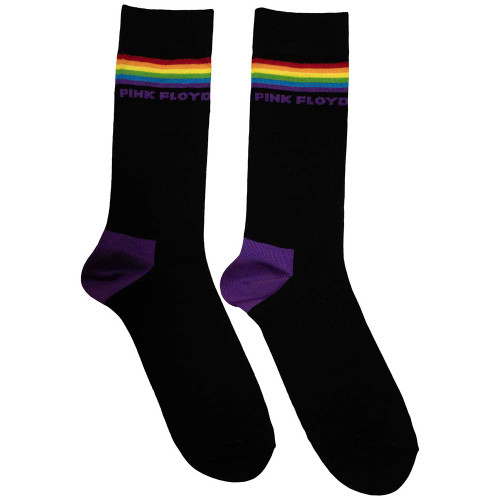 Pink Floyd 'Wide Stripes' (Black) Socks (One Size = UK 6-11)