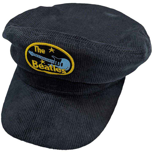 The Beatles 'Oval Logo' (Navy Blue) Corduroy Hat