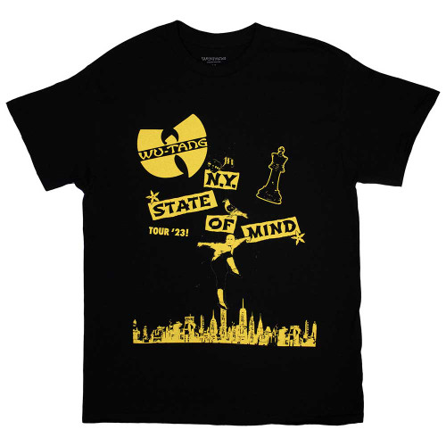 Wu-Tang Clan 'Tour 'Tour '23 NY State Of Mind' (Black) T-Shirt