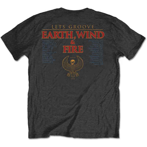 4月に来日公演が決定しているEARTH ライブTシャツ FIRE & WIND EARTH WIND T Blk Groove Lets FIRE & 洋楽
